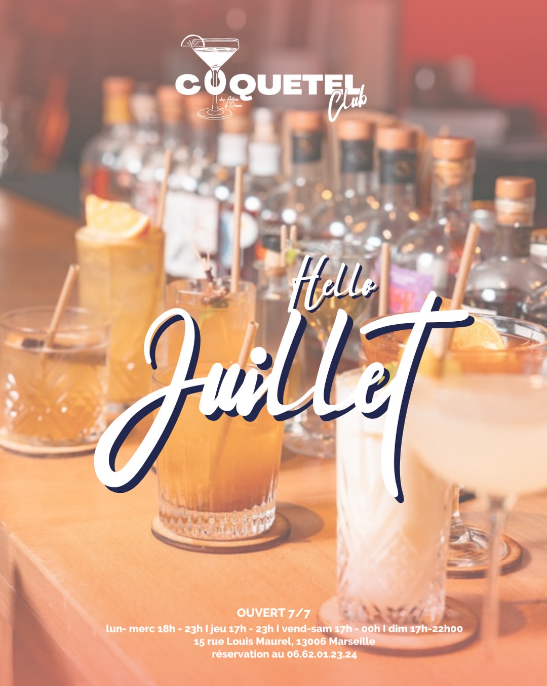 🇫🇷
Après les festivités, prolongez la soirée avec nous ! 🎆
Le bar sera ouvert le soir, alors ven