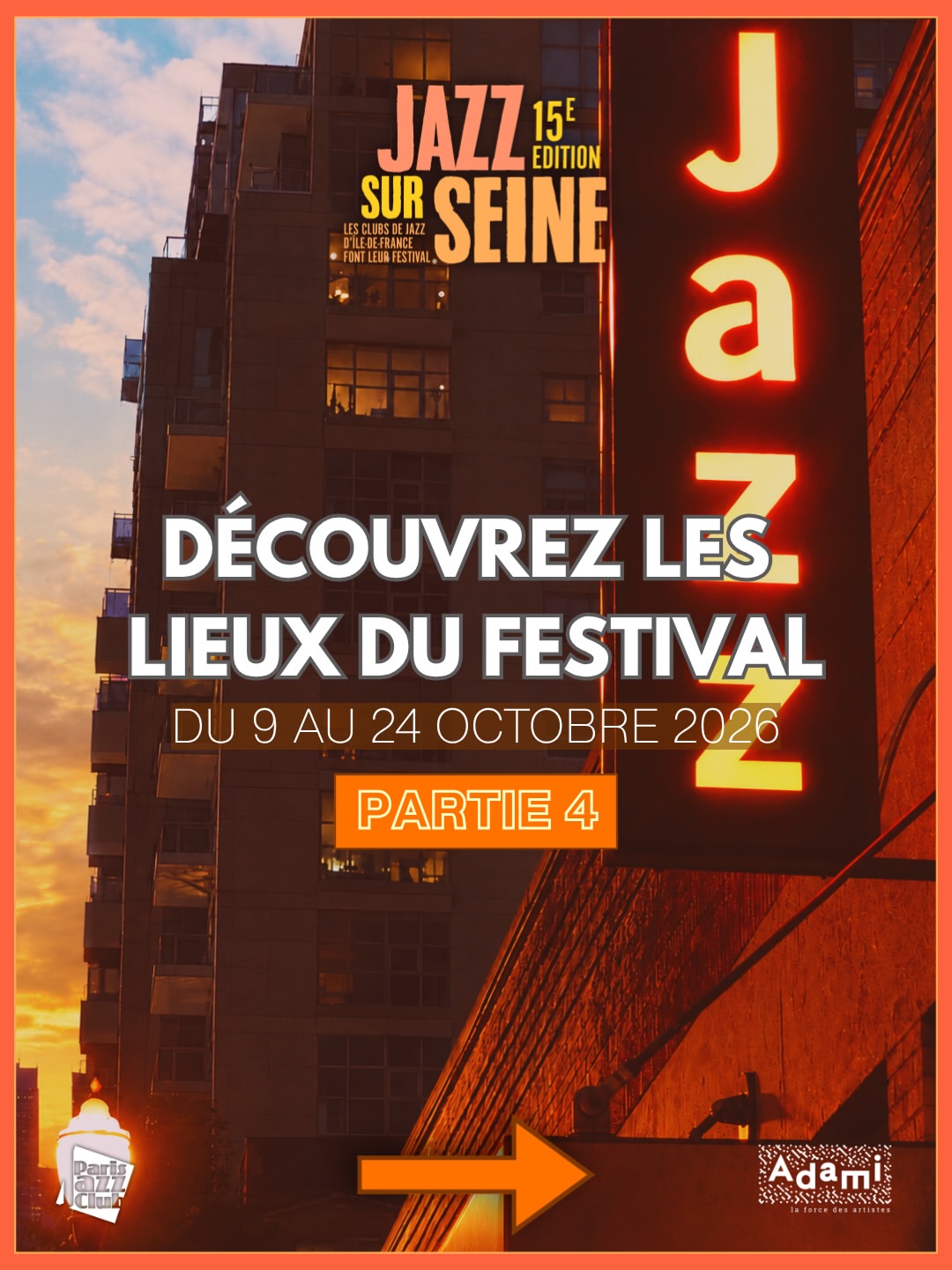 🌇 DÉCOUVREZ LES LIEUX DU FESTIVAL JAZZ SUR SEINE 2026 - Partie 4