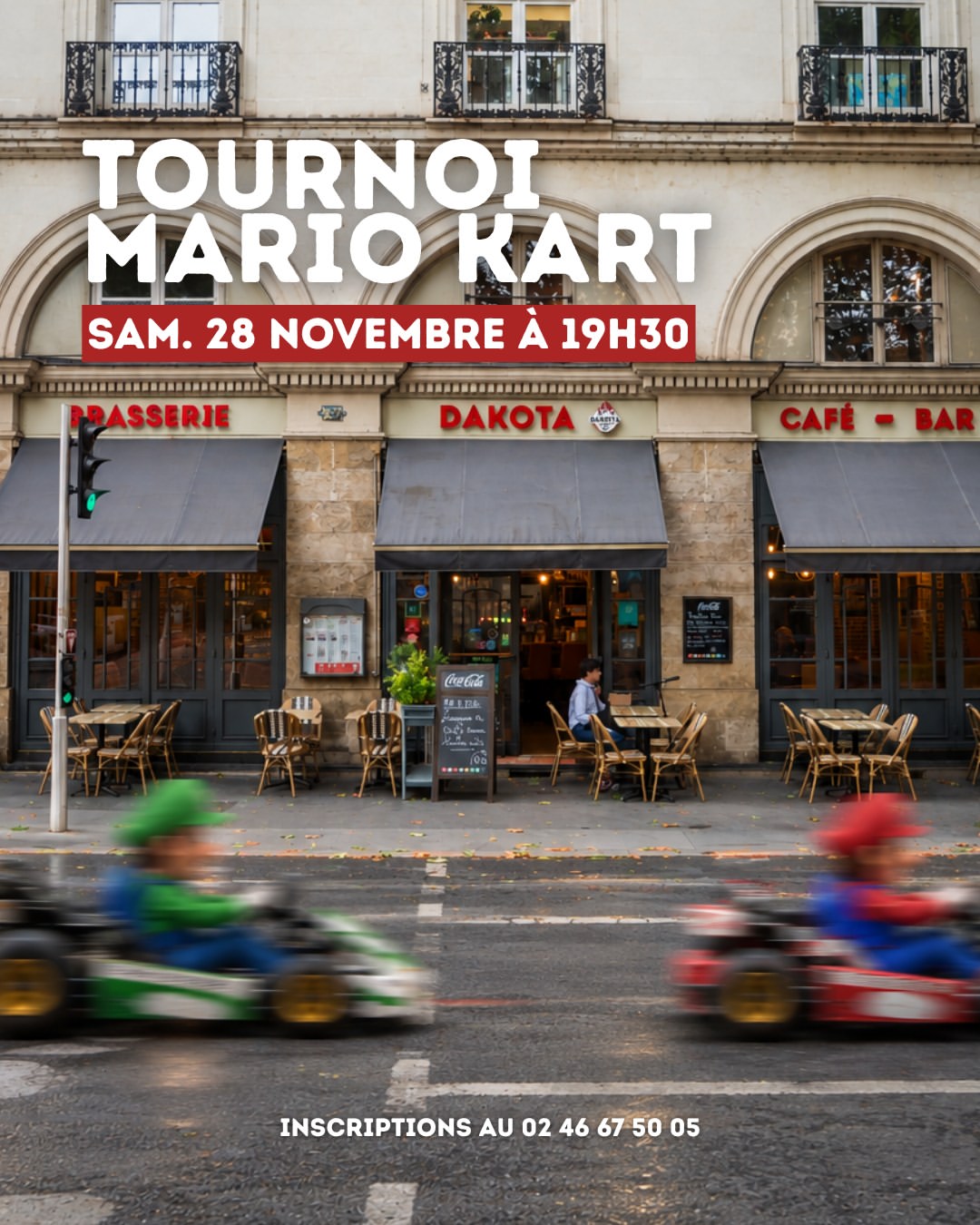 Tournoi @ Dakota Café Tours