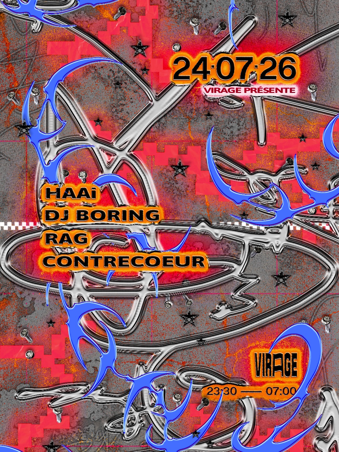 Le Vendredi , Virage présente une nuit de ciel bleu et de high vibes grâce à une house music comme o