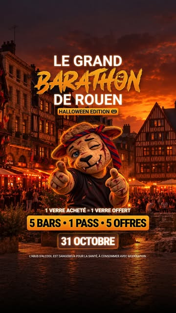 Ça commence à s’afficher partout dans Rouen… 👀🎃