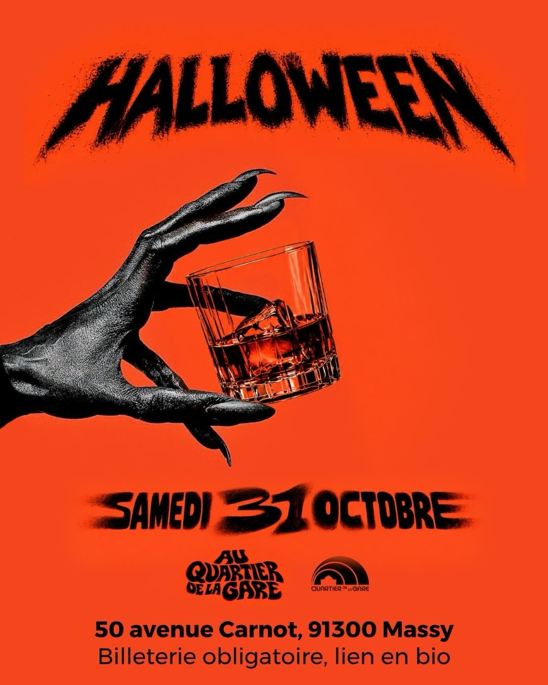 Le 31 octobre, une grosse surprise vous attend au QG de Massy ! à 20 minutes de la capitale