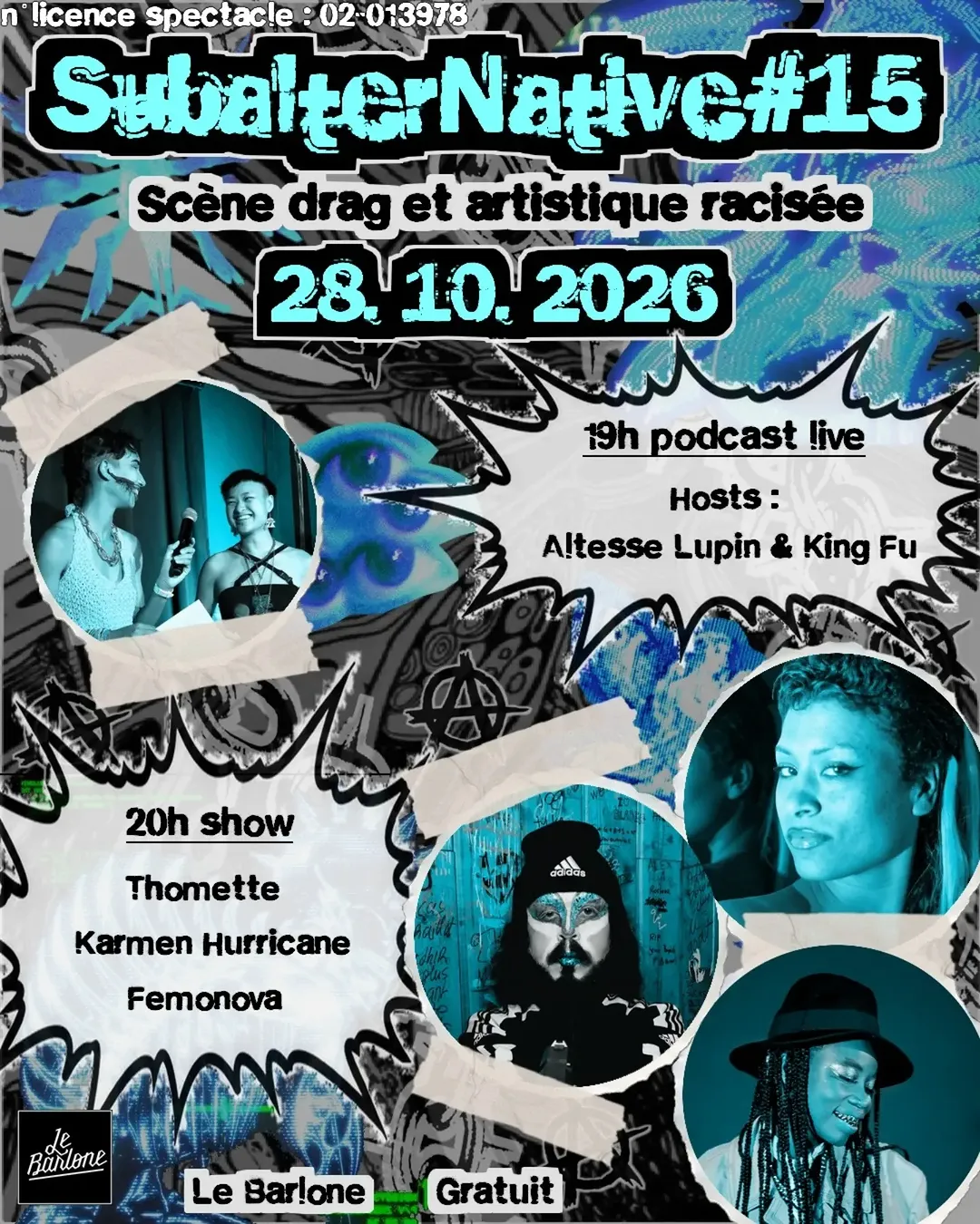 Drag avec thomette.drag @ Le Barlone