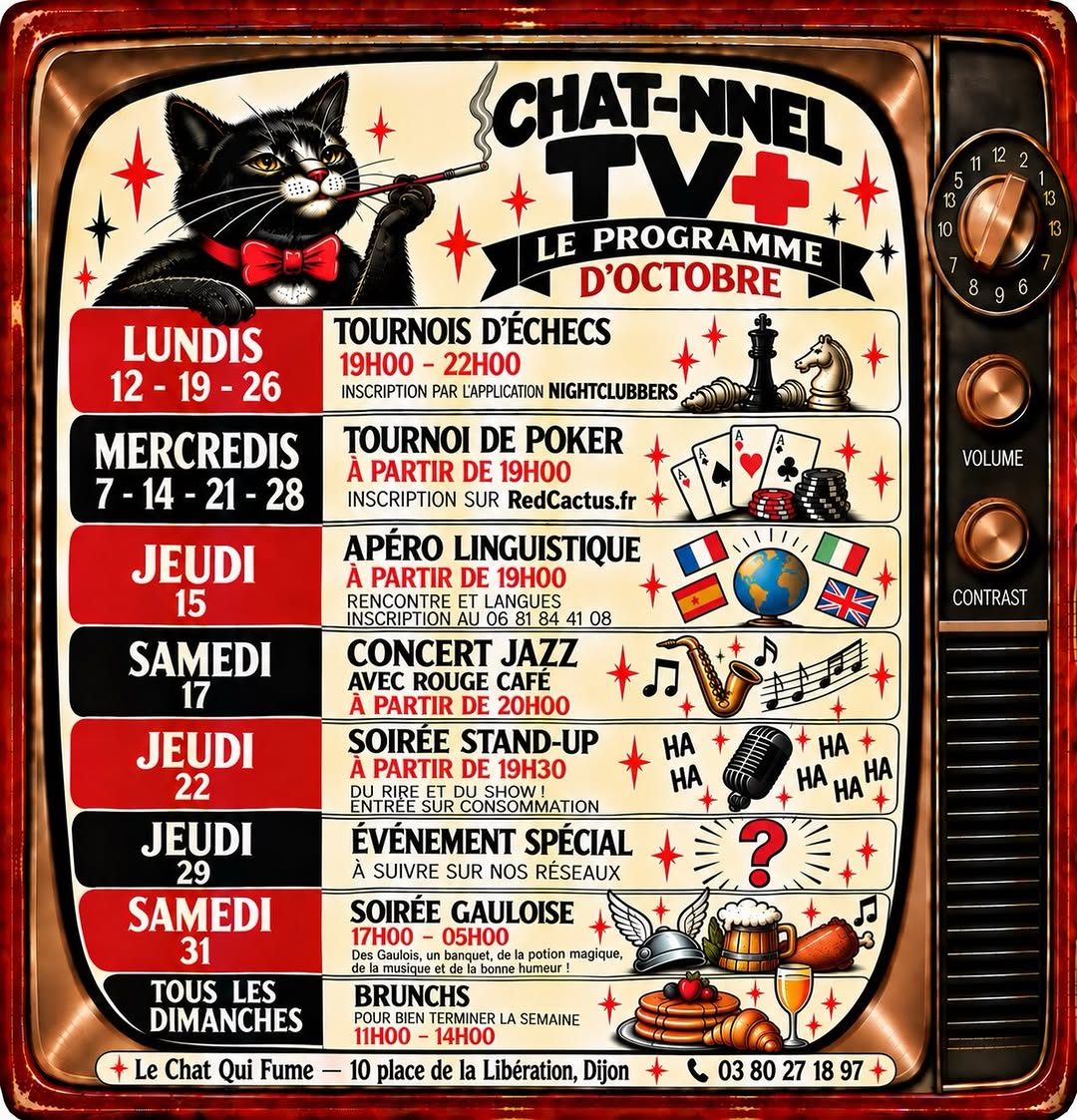Evenement Jazz avec knight_clubbers @ Le Chat Qui Fume