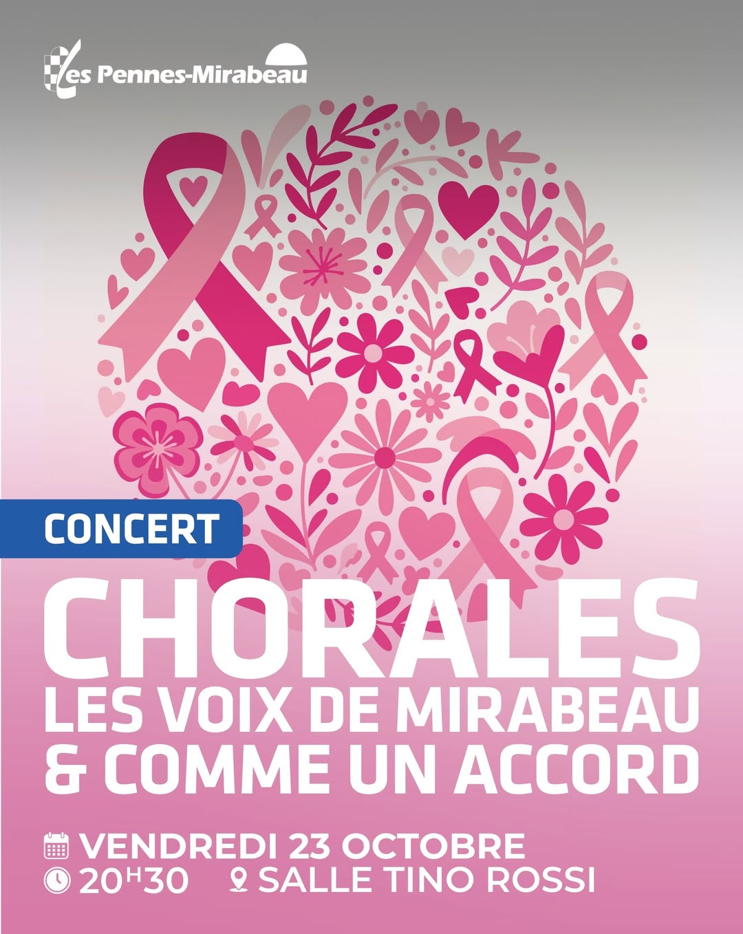 Concert Chorales pour Octobre Rose