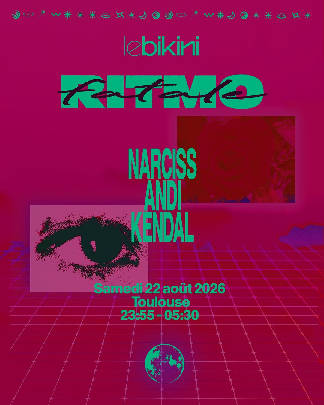TOULOUSENarciss fait son grand retour au @le_bikini_toulouse avec Ritmo Fatale le samedi 22 août !