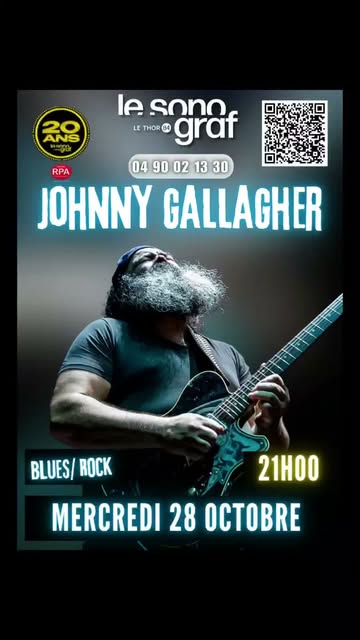 Concert Live Rock avec johnny.gallagher @ Le Sonograf '