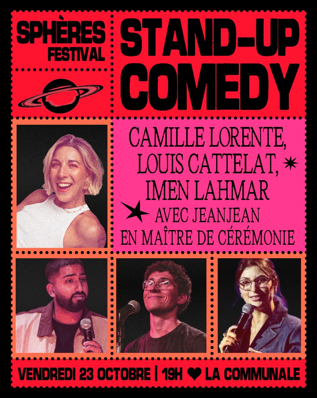 Un véritable comedy club au Sphères Festival ‍