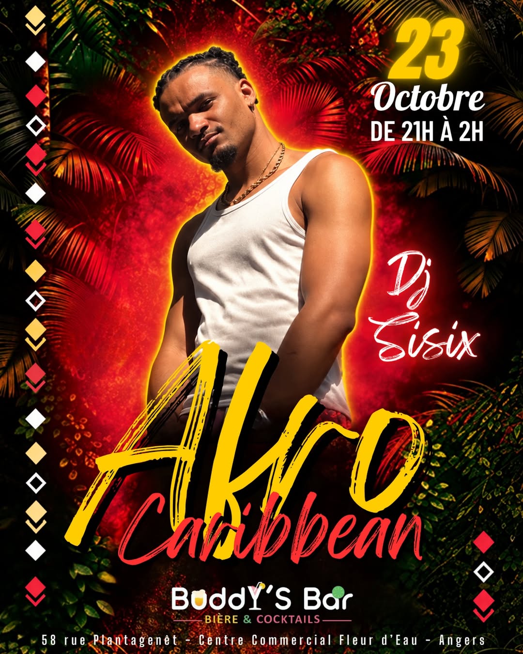 🌴 AFRO CARIBBEAN débarque au Buddy’s Bar !🔊