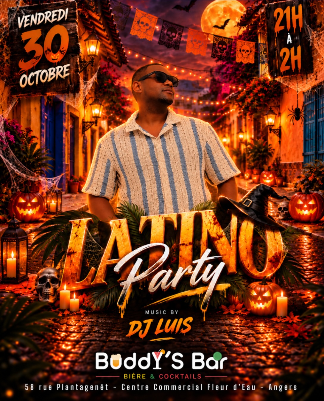 🎃 LA HALLOWEEN PARTY débarque au Buddy’s Bar !🕸💀