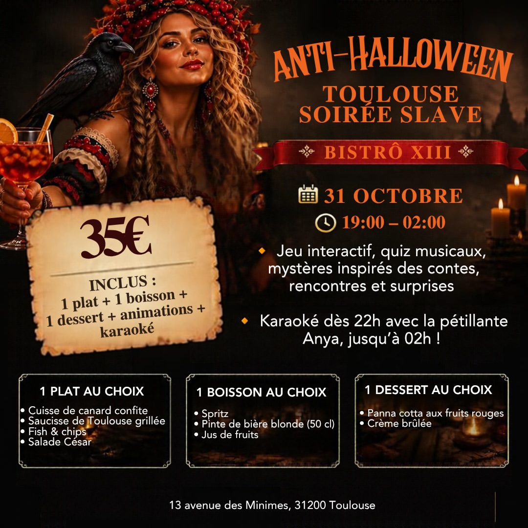 🔸Samedi , de 19h à 02h