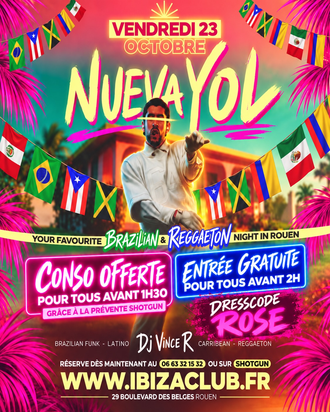 🌴 Vendredi 23 Octobre – 2 Concepts, 1 Seule Soirée ! 🌴