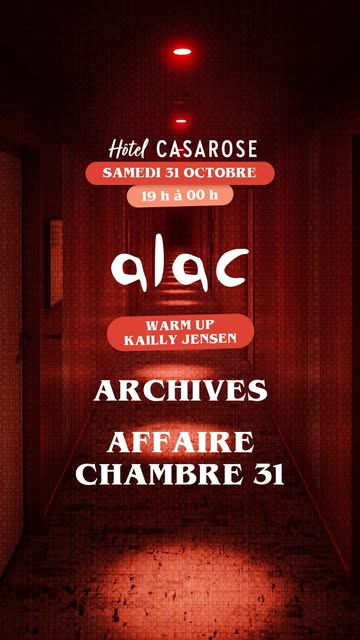 đ· Le 31 octobre, @alac.music sâinvite dans la nuit la plus terrifiante de lâannĂ©e !