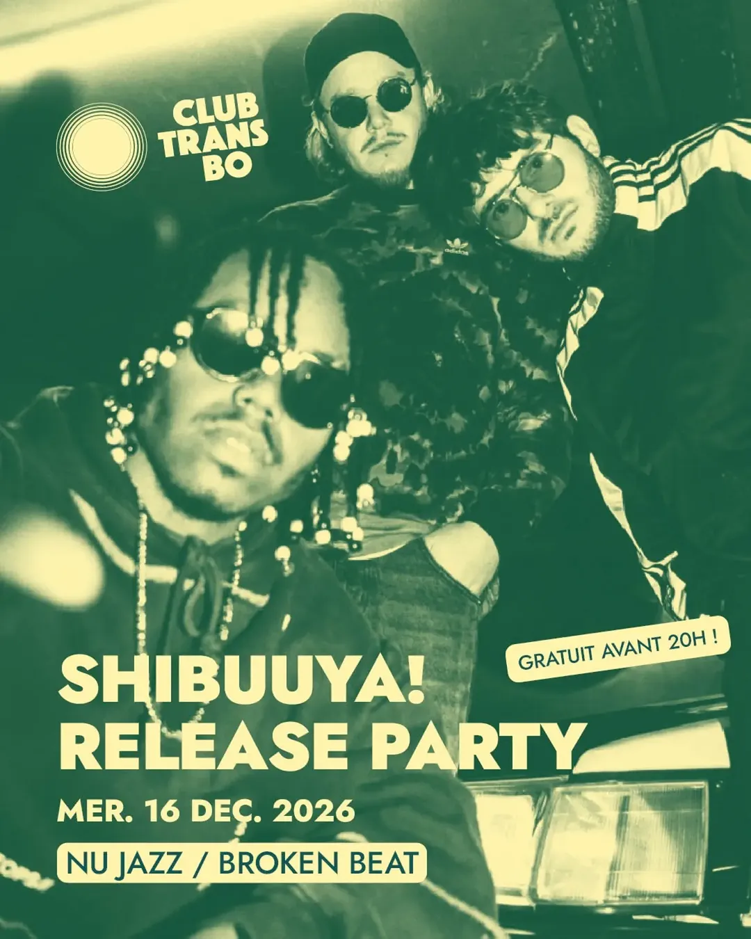 Soiree Jazz avec shibuuyatrio @ Transbordeur