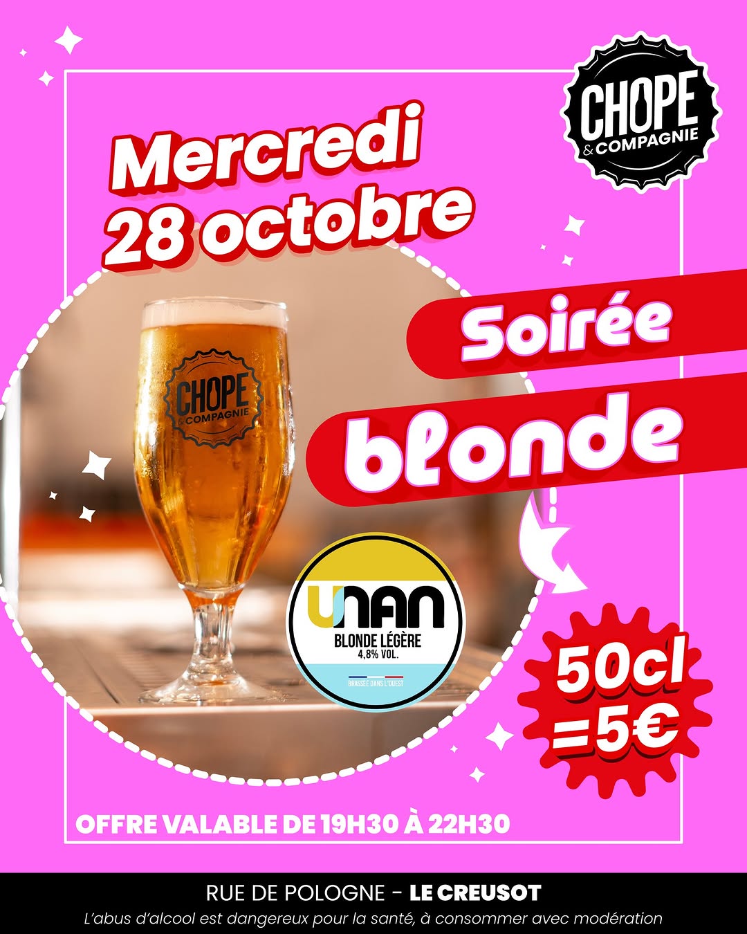 Soirée Blonde avec Offre Spéciale