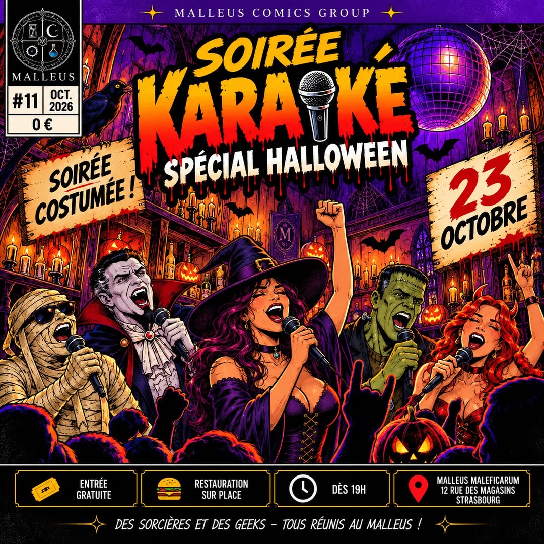 🎃 le 23 Octobre, le Malleus Chante Faux. Mais Avec Panache !