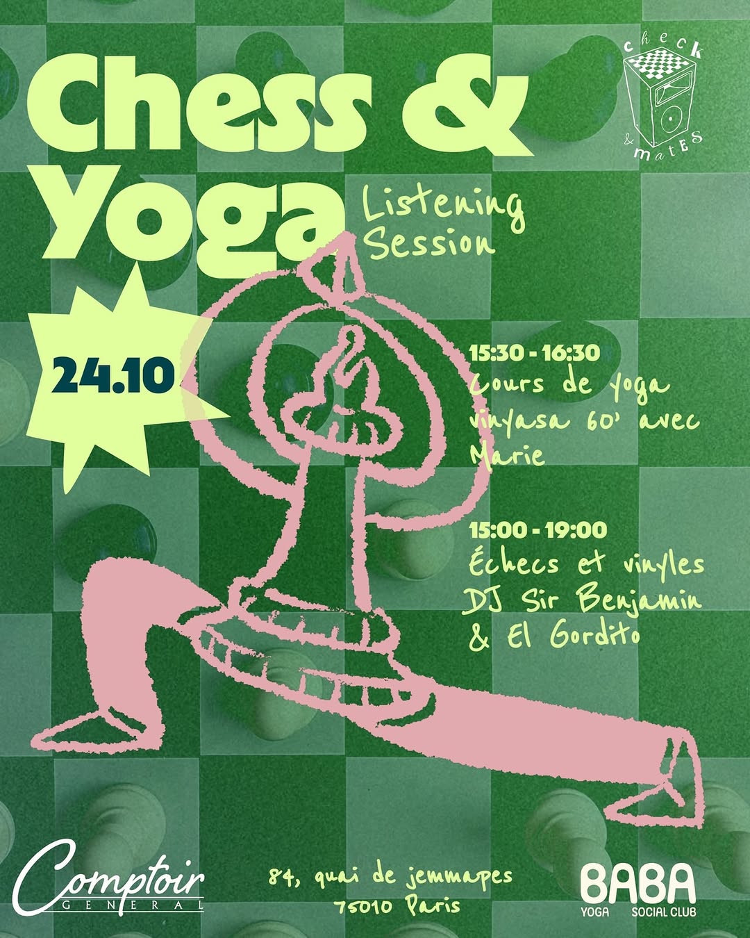 Chess & Yoga listening session 🍃