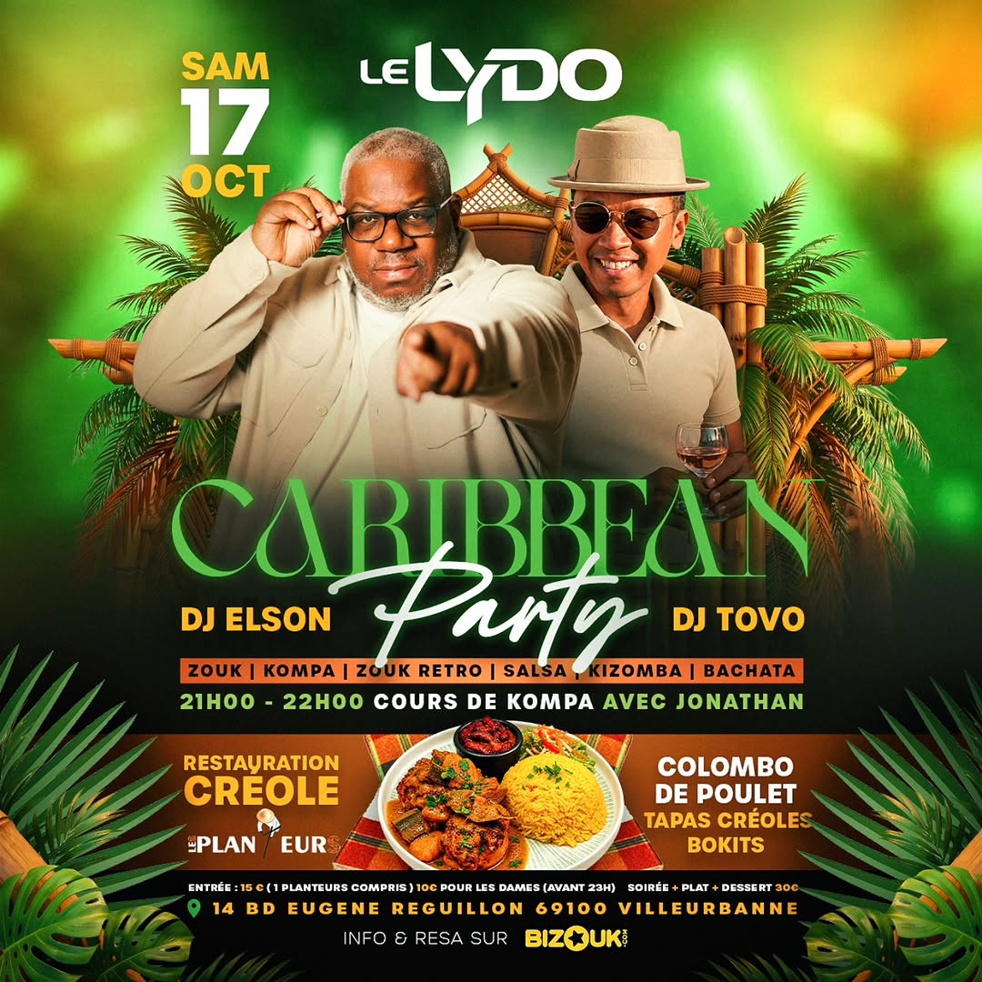 🌴 Caribbean Party au Lydo 🌴