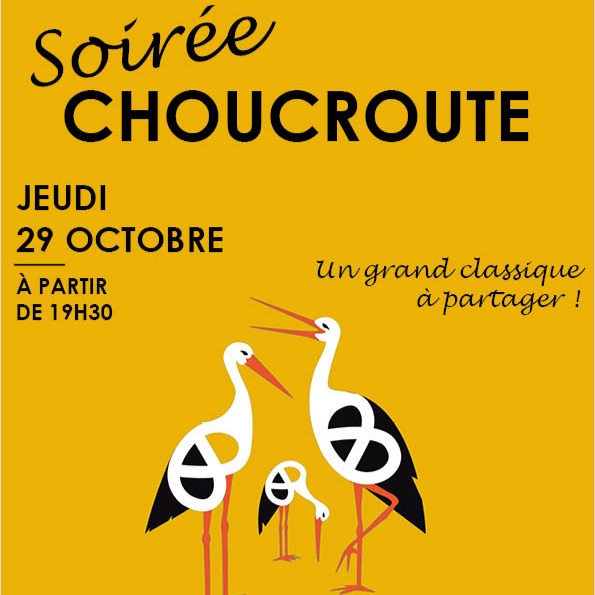 🥨 Jeudi 29 octobre, on met la choucroute à l'honneur !