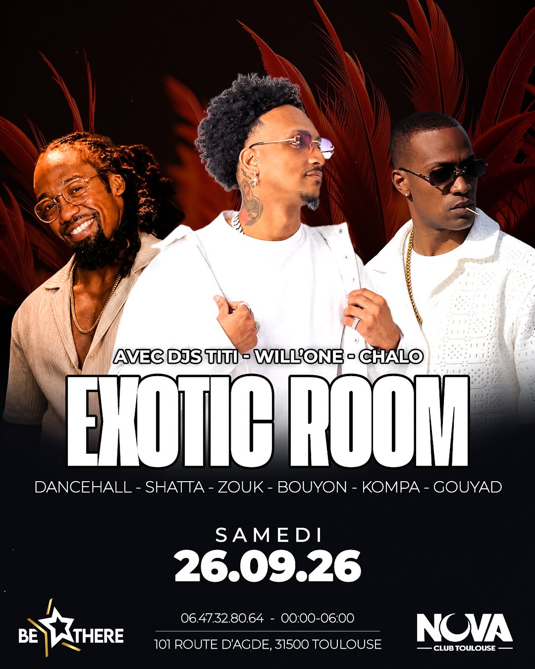 🏝after - Exotic Room – Samedi 26 Septembre 🏝