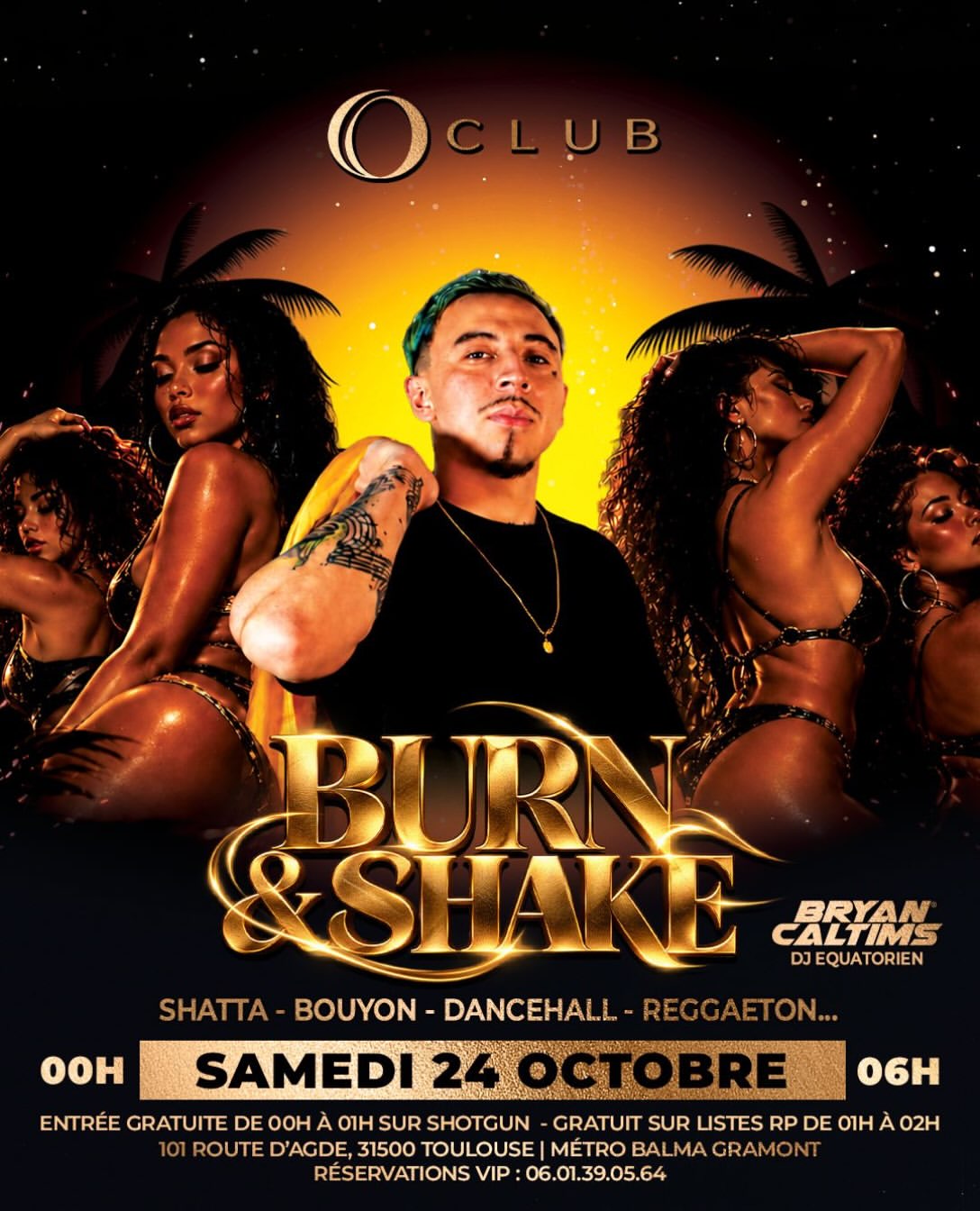 Samedi 24 Octobre — Burn & Shake