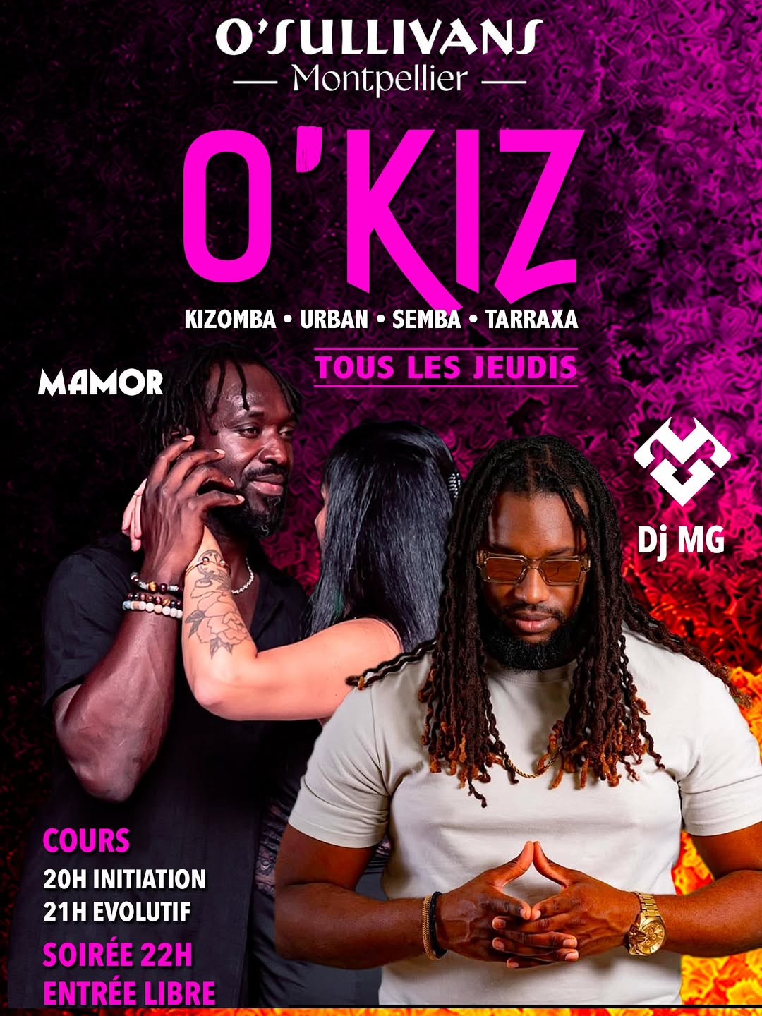 Tous les jeudis à partir du 23 juillet, rendez-vous au O’Sullivans pour la soirée O’Kiz !