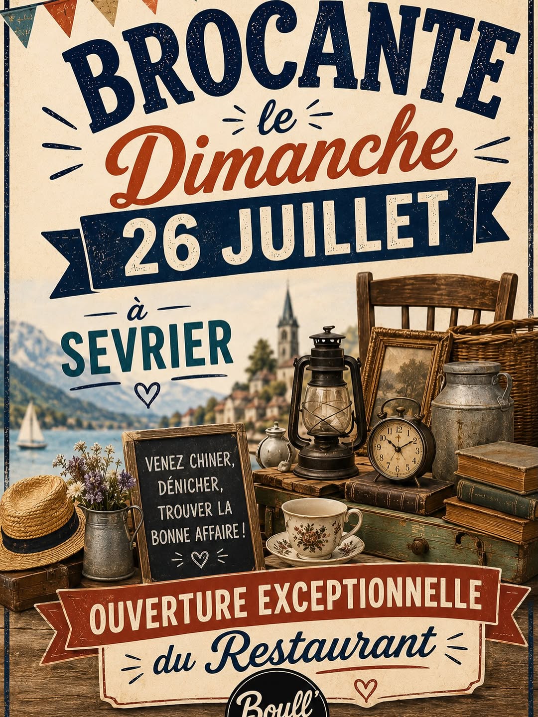 Brocante annuelle à Sevrier