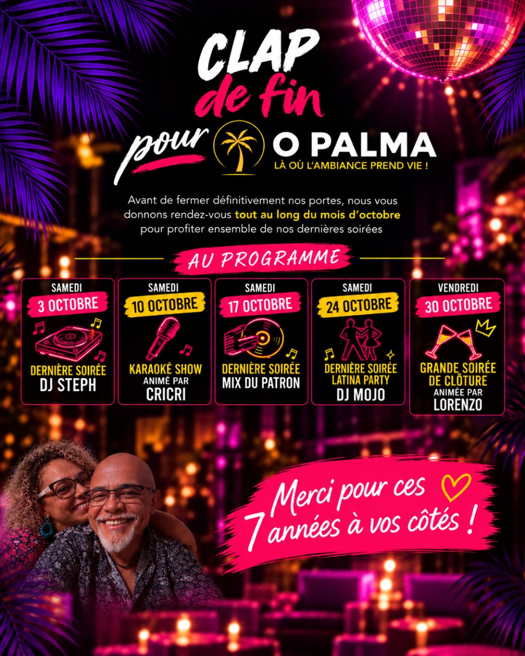 Evenement @ Opalma