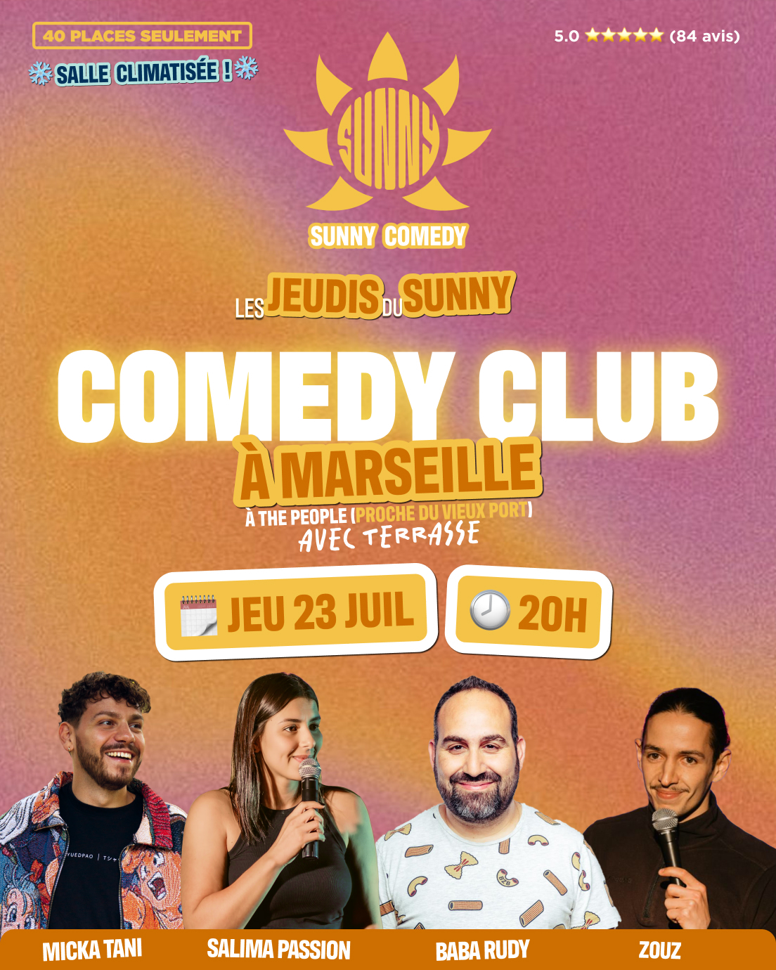 ☀ Comedy Club chaque jeudi ☀