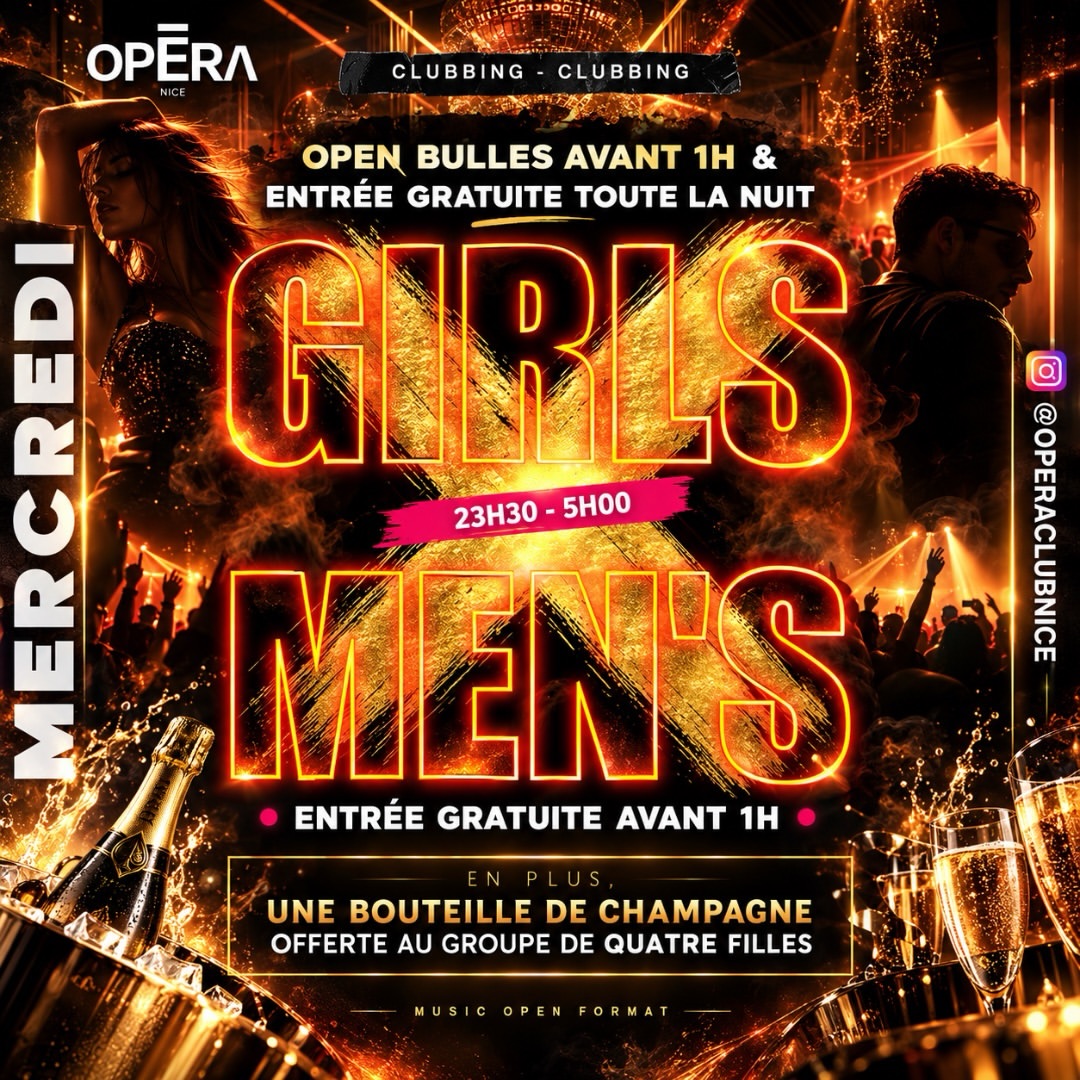 Soiree Entrée Gratuite pour Filles