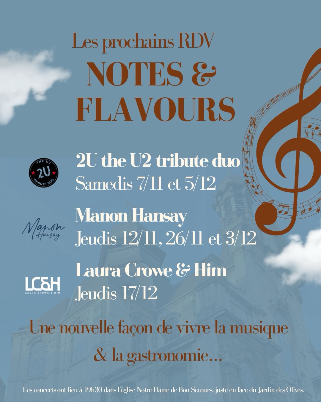 Notes & Flavours — soirée au Jardin des Olives