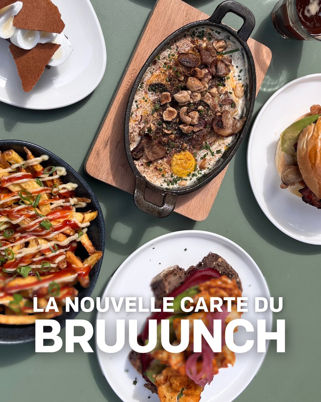 Tous les samedis midi, la cantine vous fait BRUNCHER ! 🍳