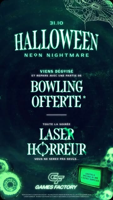 Soiree Laser de l'Horreur