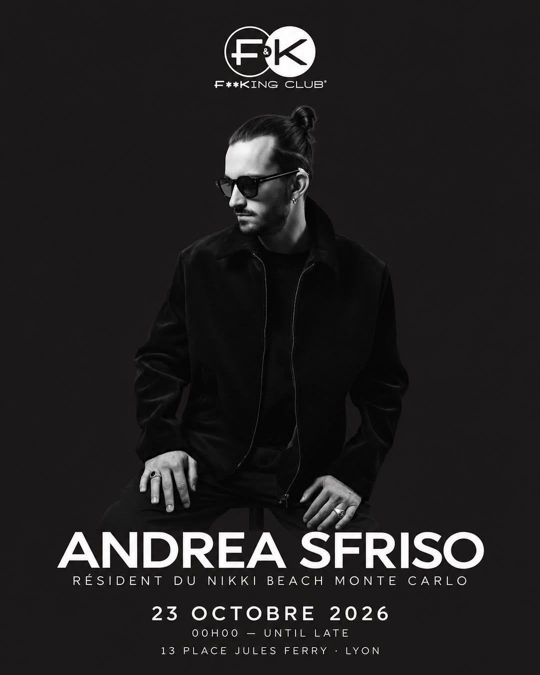 Save the date « 23 octobre 2026 » at @fandkbistroclub for all night long with