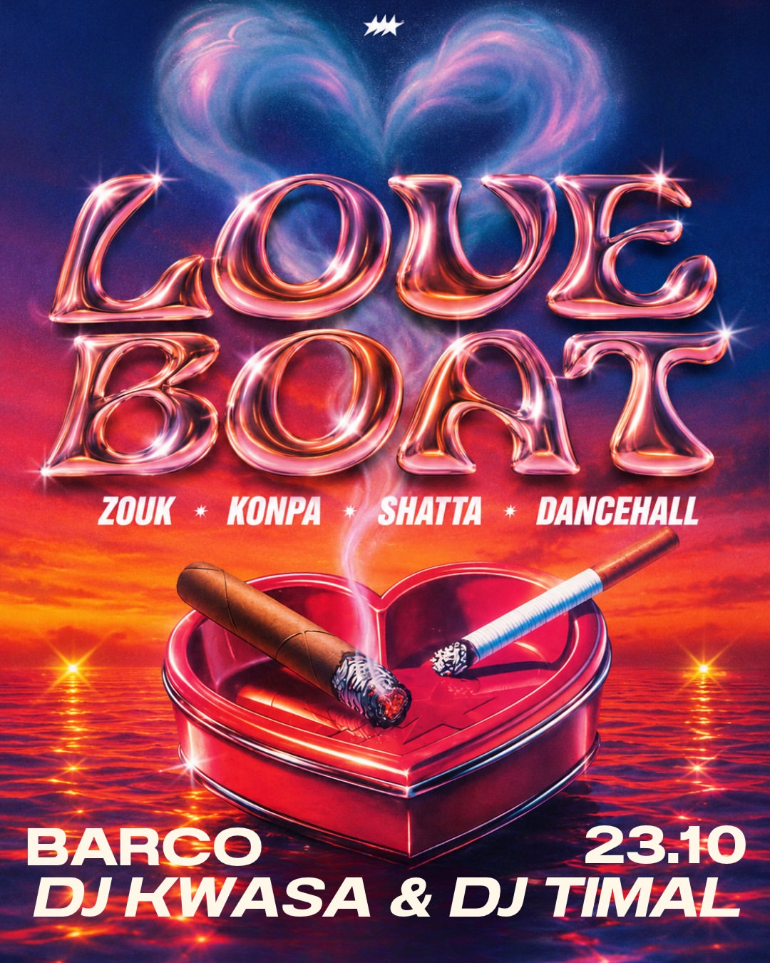 le Barco passe en mode LOVE BOAT… mais pas pour les cœurs sages. 👀