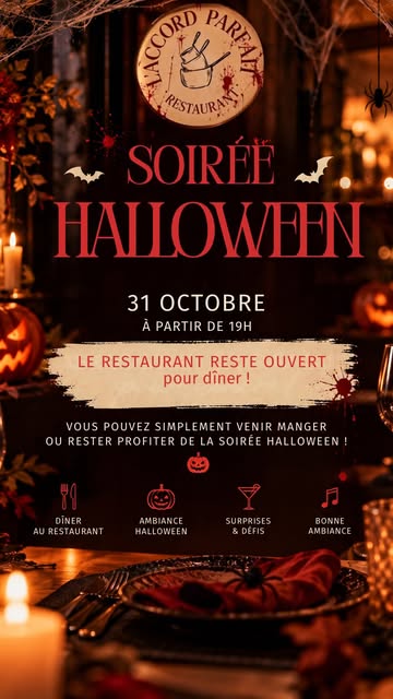 Le samedi notre salle va prendre une toute autre allure… 🕯
