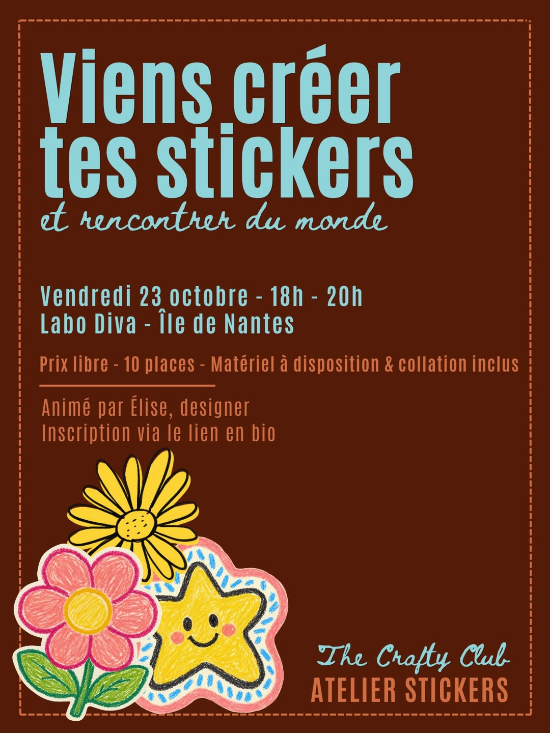 ATELIER STICKERS · Vendredi 23 octobre