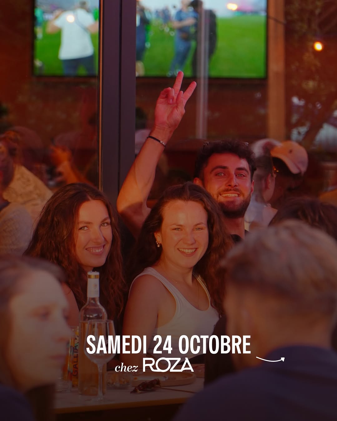 Ce qui se passe samedi 24 octobre chez ROZA