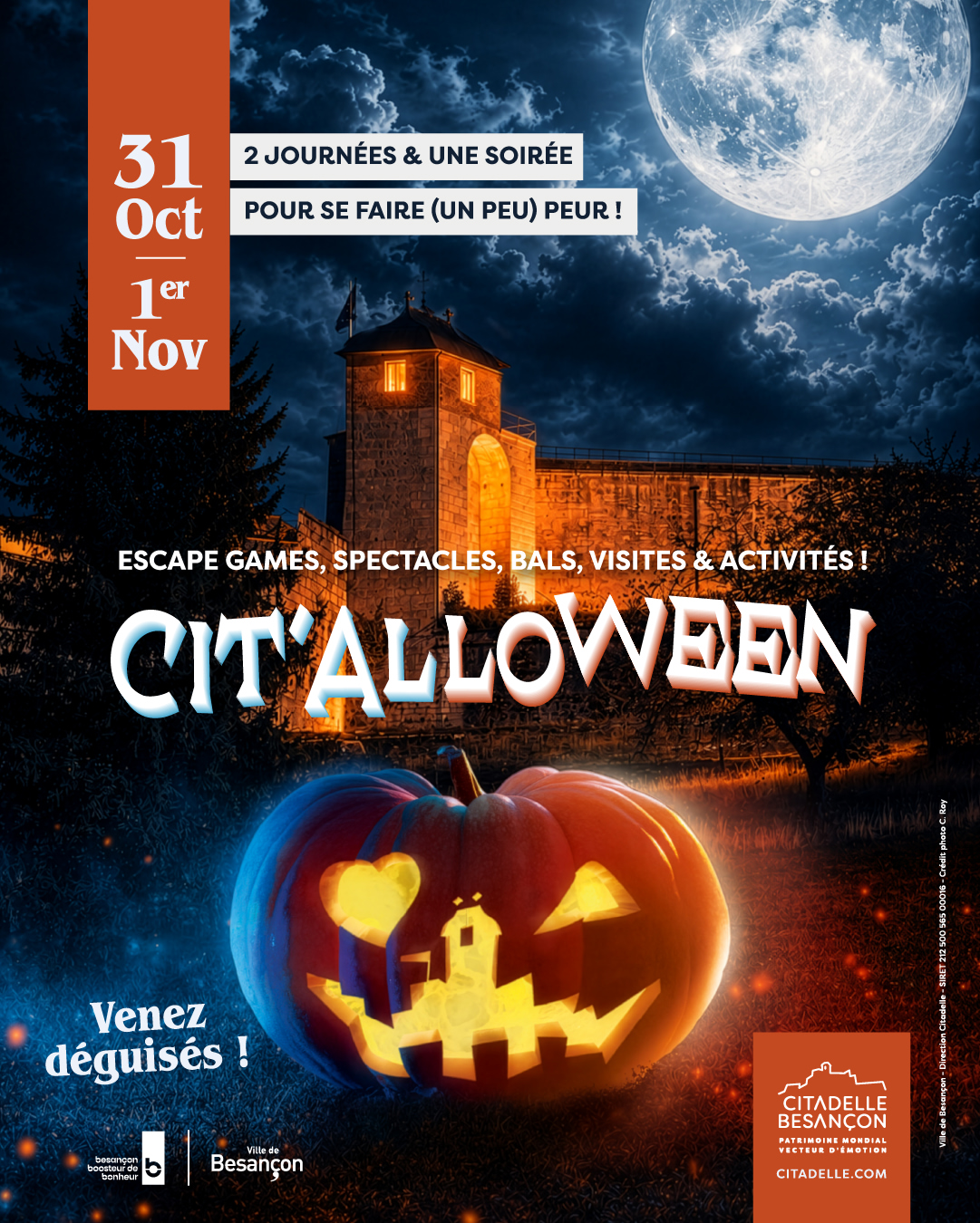 🎃 Samedi : 10h–17h puis 18h30–00h