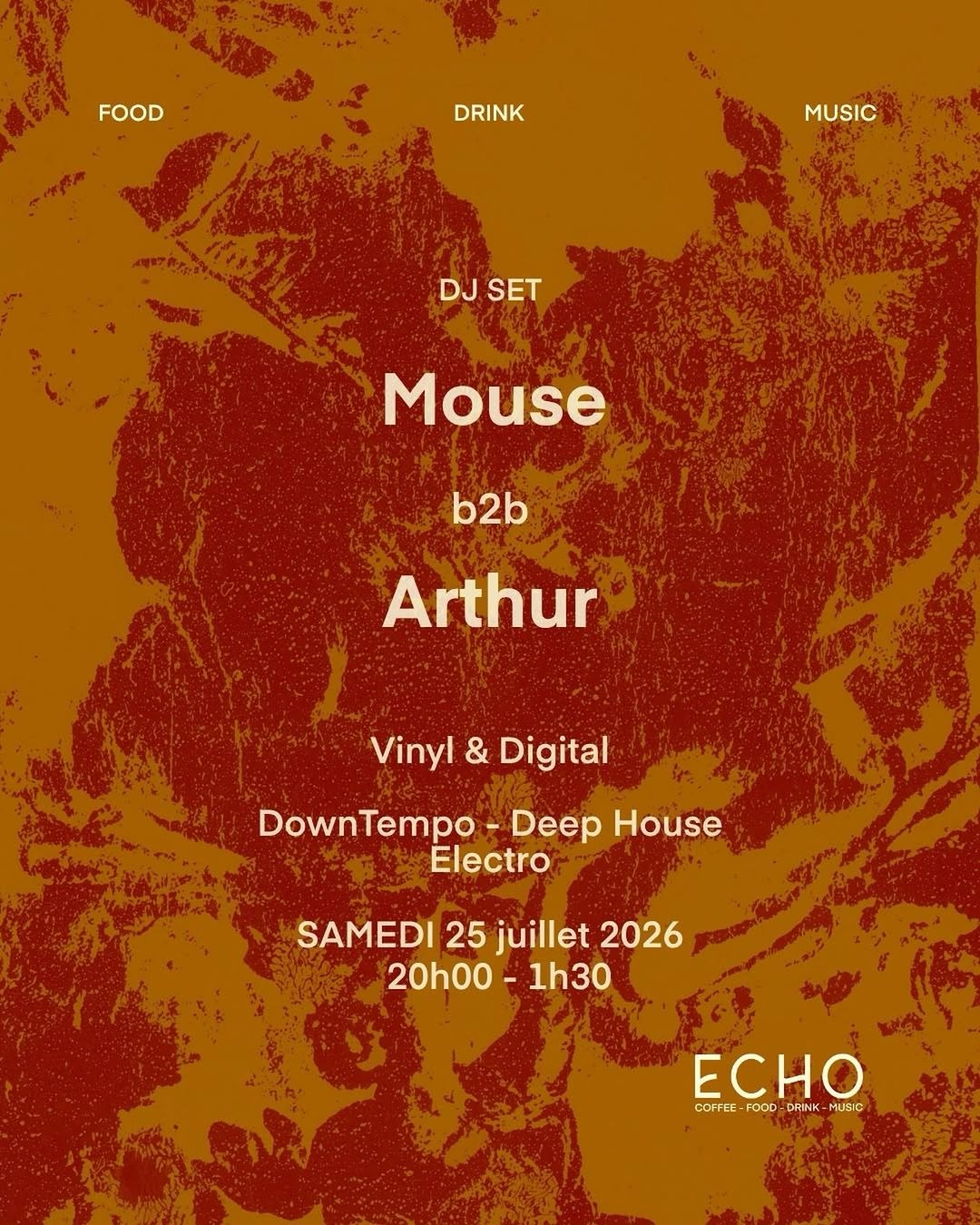 DJ SET — Samedi 25 juillet