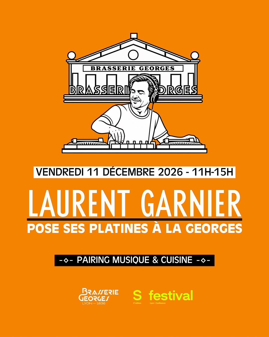 DJ Set avec laurent_garnier @ Brasserie Georges
