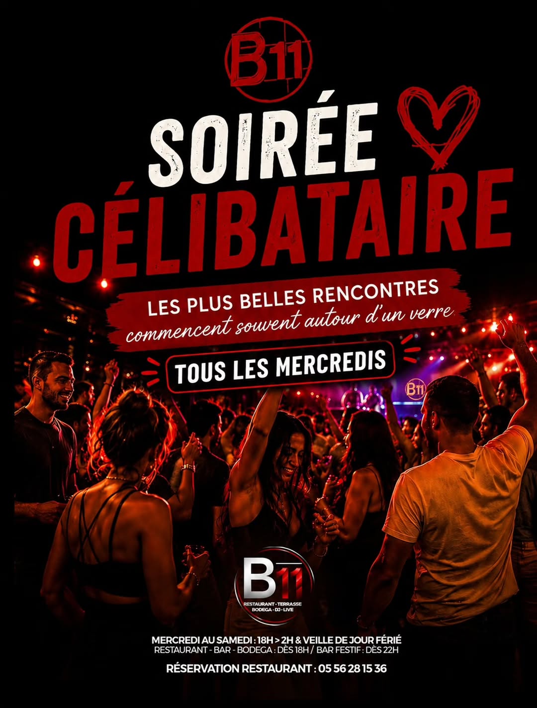 ‍💌 Tous les Mercredis, C’est Soirée Célibataire ! 💌‍