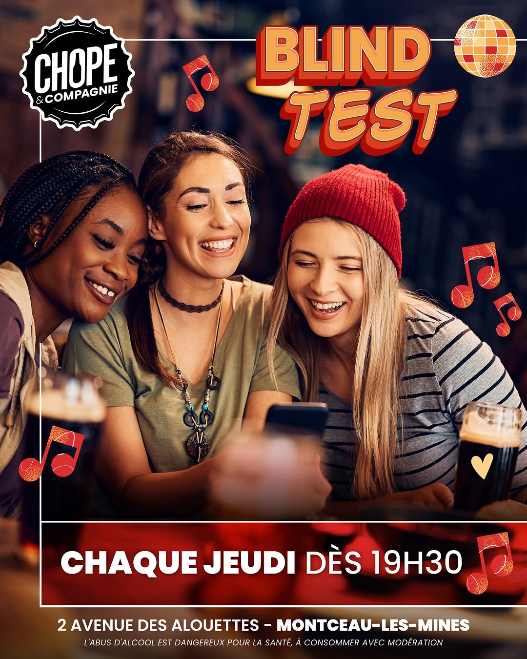 Tous les jeudis, à partir de 19h30, c'est 𝘽𝙇𝙄𝙉𝘿 𝙏𝙀𝙎𝙏 dans votre Chope !