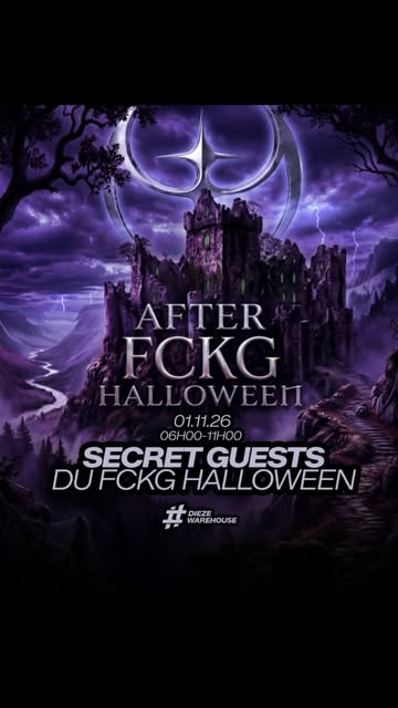 😈 Samedi — AFTER FCKG HALLOWEEN 😈