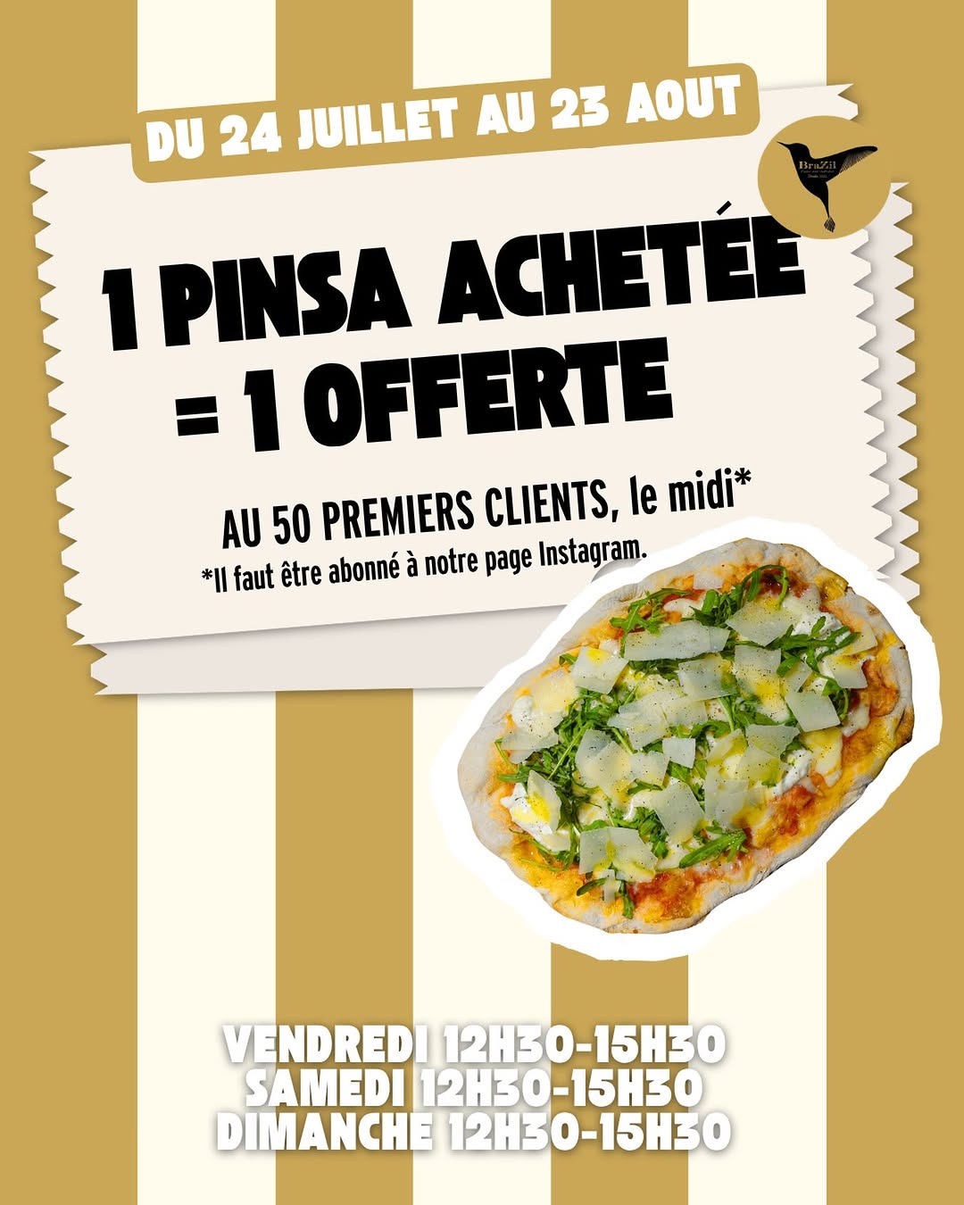 Offre Pinsa Weekend
