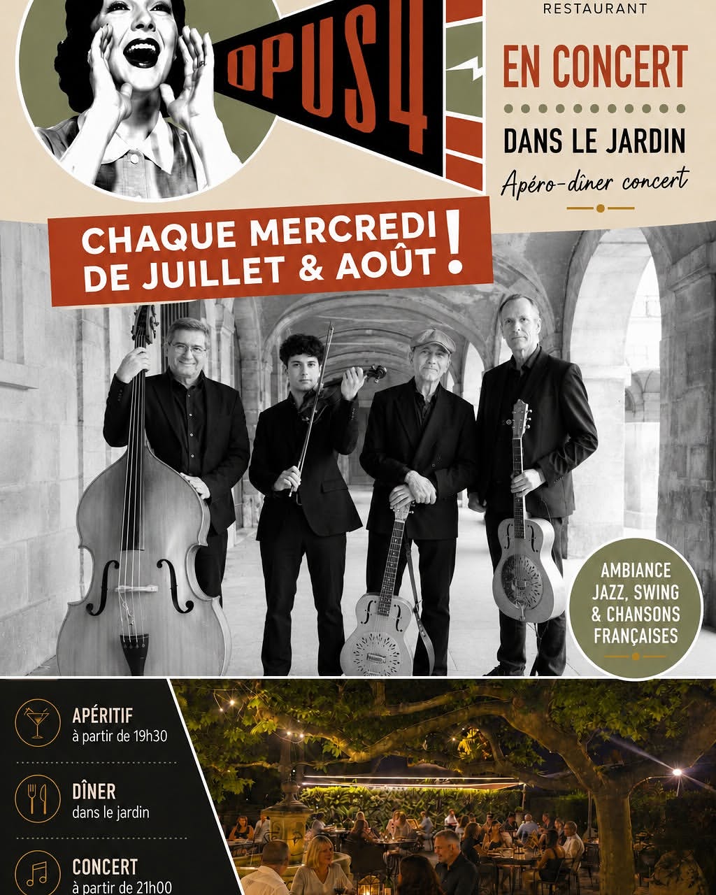 Concert Live Jazz @ La table de l'HDLP