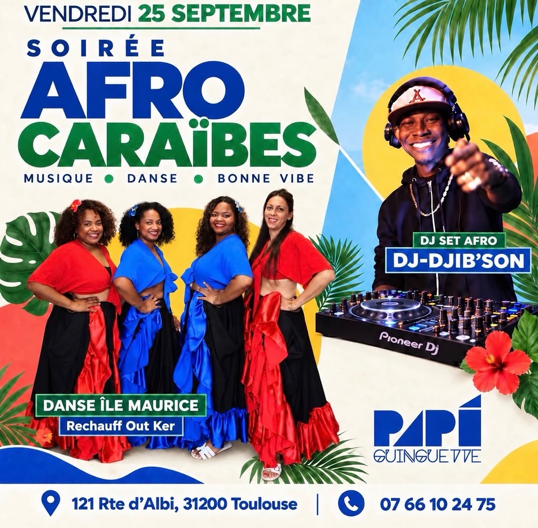 🌴 Soirée Afro-Caraïbes 🌴