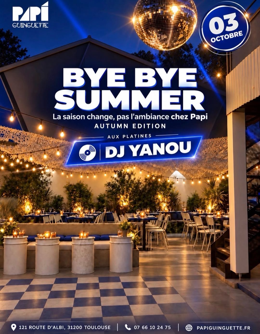 ☀ BYE BYE SUMMER… mais pas l’ambiance chez Papi ! 🍂