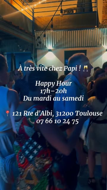 Bienvenue chez Papi ! 🍸